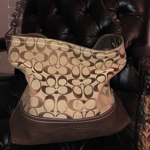 Coach Signature handbag & matching wallet